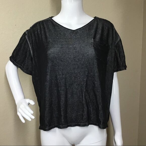 Daniel Buchler V-Neck Boxy Pocket Tee (C10) - Picture 1 of 5